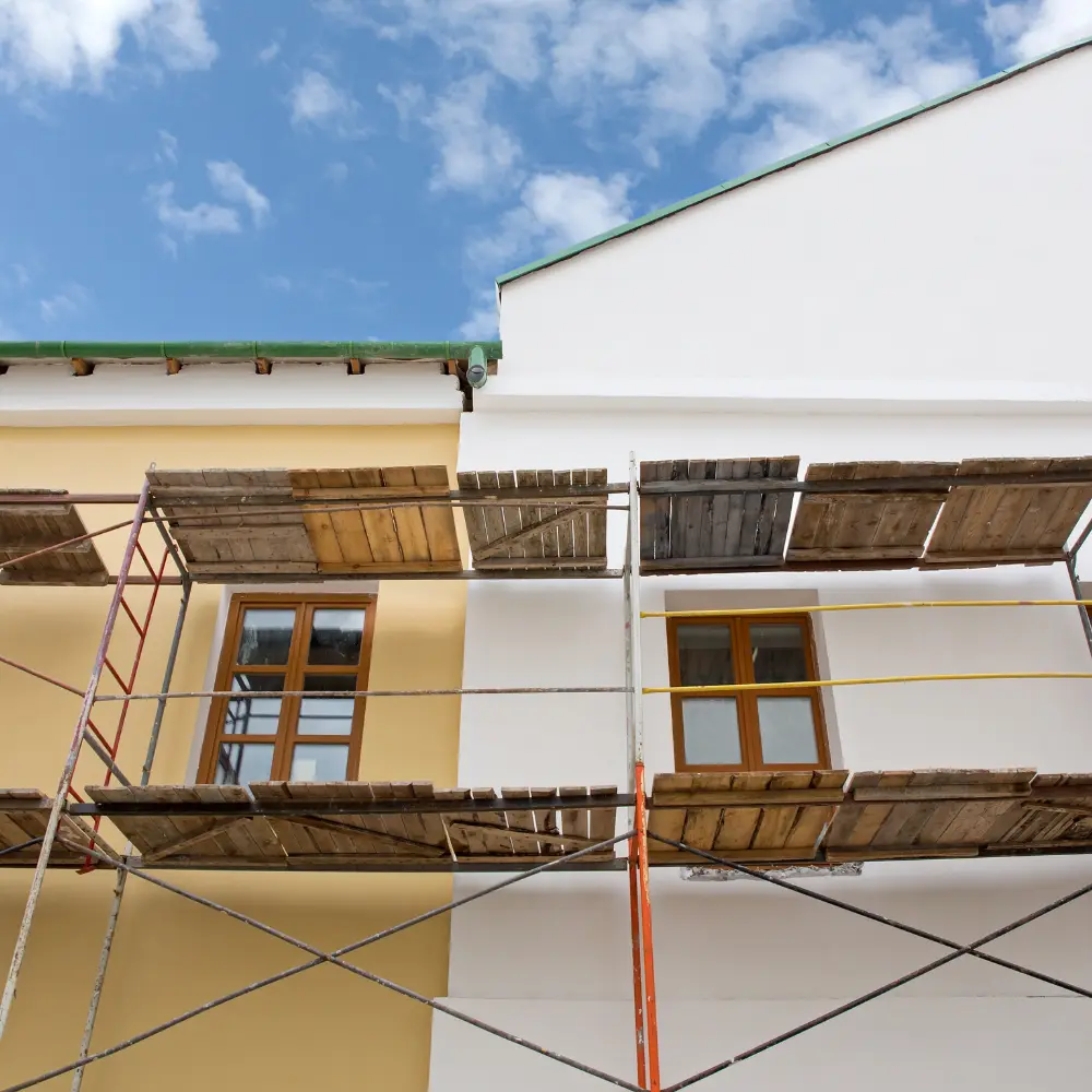 Fassadenrenovierung und Dämmung